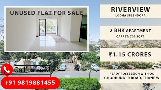 Riverview  2BHK With Deck  Lodha Splendora  ₹115 Cr  709 SqFt  Gb Road  Thane Real Estate [upl. by Jacobs]