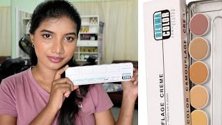 How to Apply Kryolan Dermacolor Camouflage Cream in Tamil Tutorial [upl. by Hsetirp107]