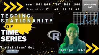 Learn Testing Stationarity of Time Series in R in less than 5 Minutes [upl. by Harvey]