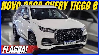 Novo Caoa Chery Tiggo 8 Lançamento em Agosto Revela Design Atualizado e Versão Híbrida [upl. by Otreblon]