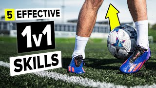 5 effective 1v1 skills that beat EVERY defender [upl. by Ellatsirhc]