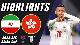 Iran v Hong Kong  Highlights amp Recap  2023 AFC Asian Cup  آنالیز بازی ایران و هنگ کنگ [upl. by Schilt]