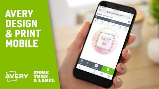 How to Print Labels from Your Phone with Avery Design amp Print Online for Mobile [upl. by Zitella349]