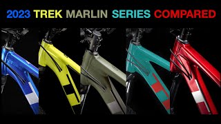 2023 Trek Marlin Gen 3 Lineup Compared What’s The Difference Between All 5 Bikes [upl. by Knowlton]