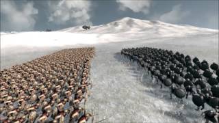 Rome 2 Total War Lets Compare Units in Battle  51 The 300 vs The Myrmidons [upl. by Nibaj686]