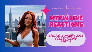 NYFW Spring Summer 2025 Collections Part 4 LIVE REACTION [upl. by Malissa]