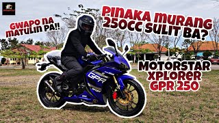 MOTORSTAR XPLORER 250 REVIEW  ROAD TEST  WALK AROUND  GPR 250  BIKE REVIEW [upl. by Aidul]