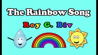 Rainbow Colours Song for children  Roy G Biv [upl. by Fabozzi]