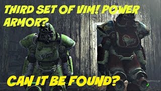 3 Sets Of Vim Power Armor  Far harbor Fallout 4 [upl. by Koser90]