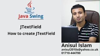 Java Swing Bangla Tutorial 19  How to create JTextField [upl. by Iphagenia465]