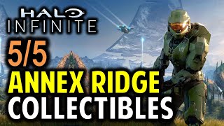 Annex Ridge All Collectibles Audio Logs amp Spartan Core Location  Halo Infinite [upl. by Ydnik]