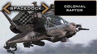 Battlestar Galactica Colonial Raptor RDM  Spacedock [upl. by Arinayed376]