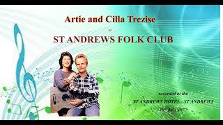 Artie amp Cilla Trezise at St Andrews Folk Club 10 7 77 artiste only [upl. by Ewolram190]