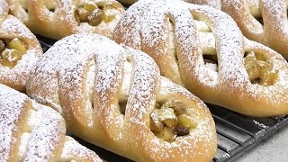 Булочки с яблоками и изюмом Buns with apples [upl. by Aremmat]