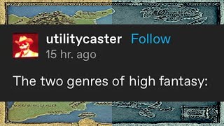 The two genres of high fantasy [upl. by Asalocin]