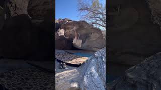 Hairy Cleavage South Mountain Az climbing bouldering climbaz [upl. by Eirahs]