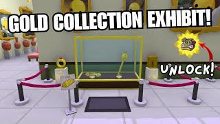 COMPLETE the GOLD COLLECTION Exhibit UNLOCK AMULET and GOLD PANTS Museum Artifacts  Wobbly Life [upl. by Trojan893]