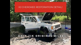 96 XJ Cherokee 71k miles RESTORATION DETAIL pt1 [upl. by Ecilef398]