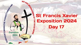 St Francis Xavier Exposition 2024  Day 17  Mass  Old Goa  Live  Goa365 TV [upl. by Eelymmij943]