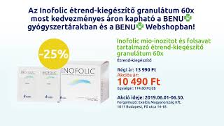 Inofolic akció a BENU Gyógyszertár Webshopban [upl. by Peugia748]