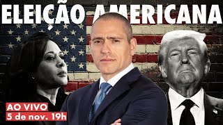 APURAÇÃO DA ELEIÇÃO AMERICANA  KAMALA HARRIS VS DONALD TRUMP  PROFESSOR HOC AO VIVO [upl. by Eilzel]