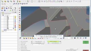 Creation of midsurfaces with HyperMesh  extend surface assembly [upl. by Conah]