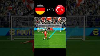 Germany vs Türkiye  Football match  Penalty shoot  fifa world Cup 2026  realistic pes gaming [upl. by Hakvir529]