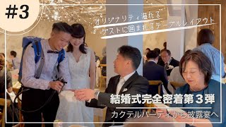 【オリジナルウェディング密着動画第3弾】この結婚式の真骨頂！最高の乾杯から始まる宴のスタート！！ [upl. by Adnohsat]