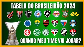 BRASILEIRÃO 2024  Saiu a TABELA  Veja contra quem seu time vai jogar [upl. by Ainimre]