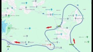 名阪国道 高峰パーキング付近から [upl. by Shulem411]