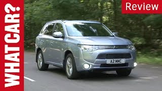 Mitsubishi Outlander PHEV 2014 review  What Car [upl. by Enecnarf]