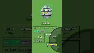 Ferroseed el pokemon frutoespina pokedex unova pokemongame pokemongo anime shorts teselia [upl. by Hsur]