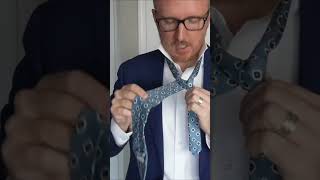 How to Tie a Necktie StepbyStep Tutorial First 5 Steps [upl. by Isayg]