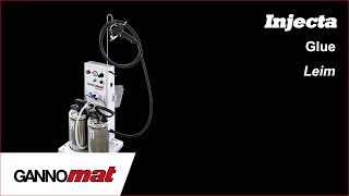 Glue Applicator  GANNOMAT Injecta [upl. by Voss]