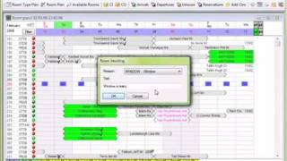 protel hotelsoftware Making reservations with the room plan [upl. by Dammahum]