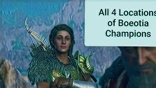 Assassins Creed Odyssey  Find and Assassinate The Boeotian Champions Location [upl. by Northway]