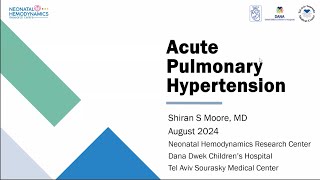 Acute Pulmonary Hypertension [upl. by Raye]