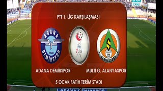 Adana Demirspor 11 Alanyaspor 23 Hafta [upl. by Annaul]