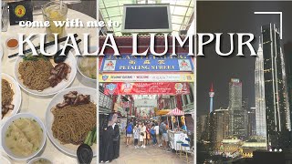 Kuala Lumpur vlog 🇲🇾 ft Petaling Street food Brickfields goreng pisang fancy date night🍴🤤 [upl. by Derrick701]