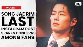 South Korean Star Song Jae Rim Found Dead at 39  Fans in Shock Over Tragic Loss [upl. by Yhotmit876]