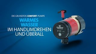 Warmes Wasser sofort Mit der Grundfos COMFORT [upl. by Bernardo450]