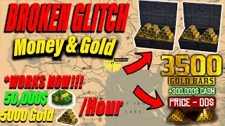 BROKEN MONEY amp GOLD GLITCH XBOXPS5 WORKS Bards Crossing Red Dead Redemption 2 Online [upl. by Bornie701]