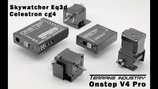 Skywatcher EQ3DCelestron cg4 Onstep kit installation videoTerransindustry [upl. by Annor]