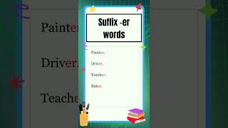 Suffixes  Suffix quoterquot words  The Study Corner  shorts english suffix [upl. by Kaufmann936]