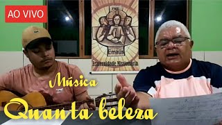 Música Quanta beleza  Pe Hélio da Cunha  ao vivo  Facebook [upl. by Antonia]