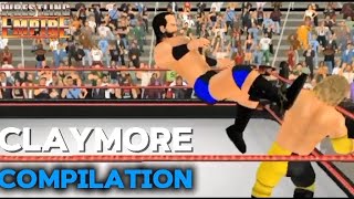 Drew McIntyre Claymore Compilation WRESTLING EMPIRE [upl. by Yaras673]