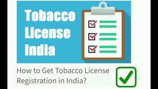 Get Tobacco Export License Registration in India [upl. by Trembly]