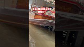 THAILAND FLOATING MARKET trending holiday thailand floating market shorts shortsviral trend [upl. by Nivrem]