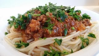 Kıymalı Makarna  Spagetti Bolonez  Spaghetti Bolognese [upl. by Nelle]