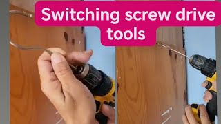 Switching screw drive tools for different kinds of stuff asmr [upl. by Allesig128]